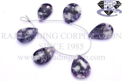Morado Purple Opal Faceted Pear (Quality AA)